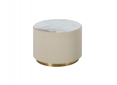 Luxe ronde tafel hout modern design beige luxe meubels woonkamer ronde tafel nieuw